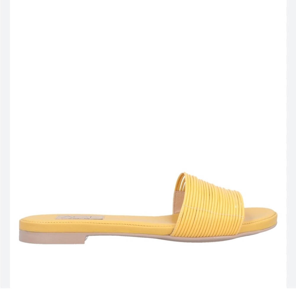 Agl Yellow Slide Sandal